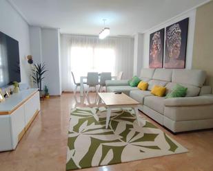 Living room of Flat for sale in Alicante / Alacant  with Air Conditioner, Parquet flooring and Terrace