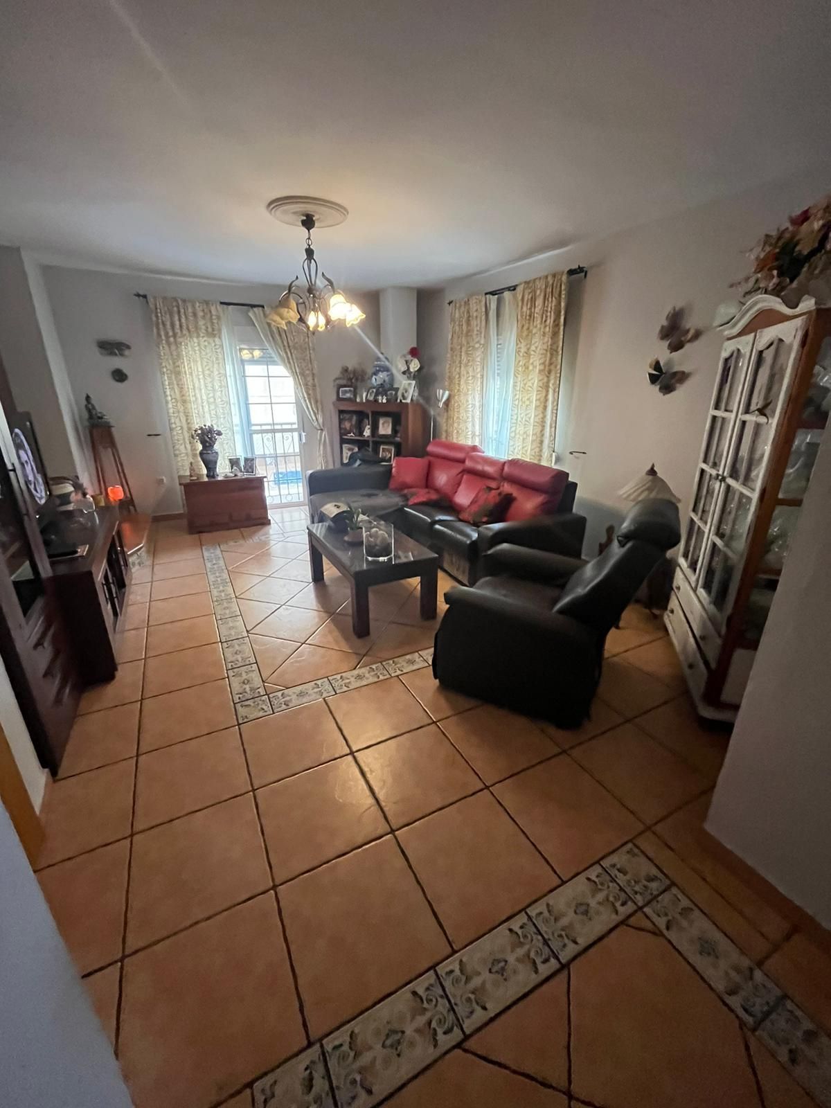 Living room of Single-family semi-detached for sale in Málaga Capital  with Air Conditioner, Heating and Terrace