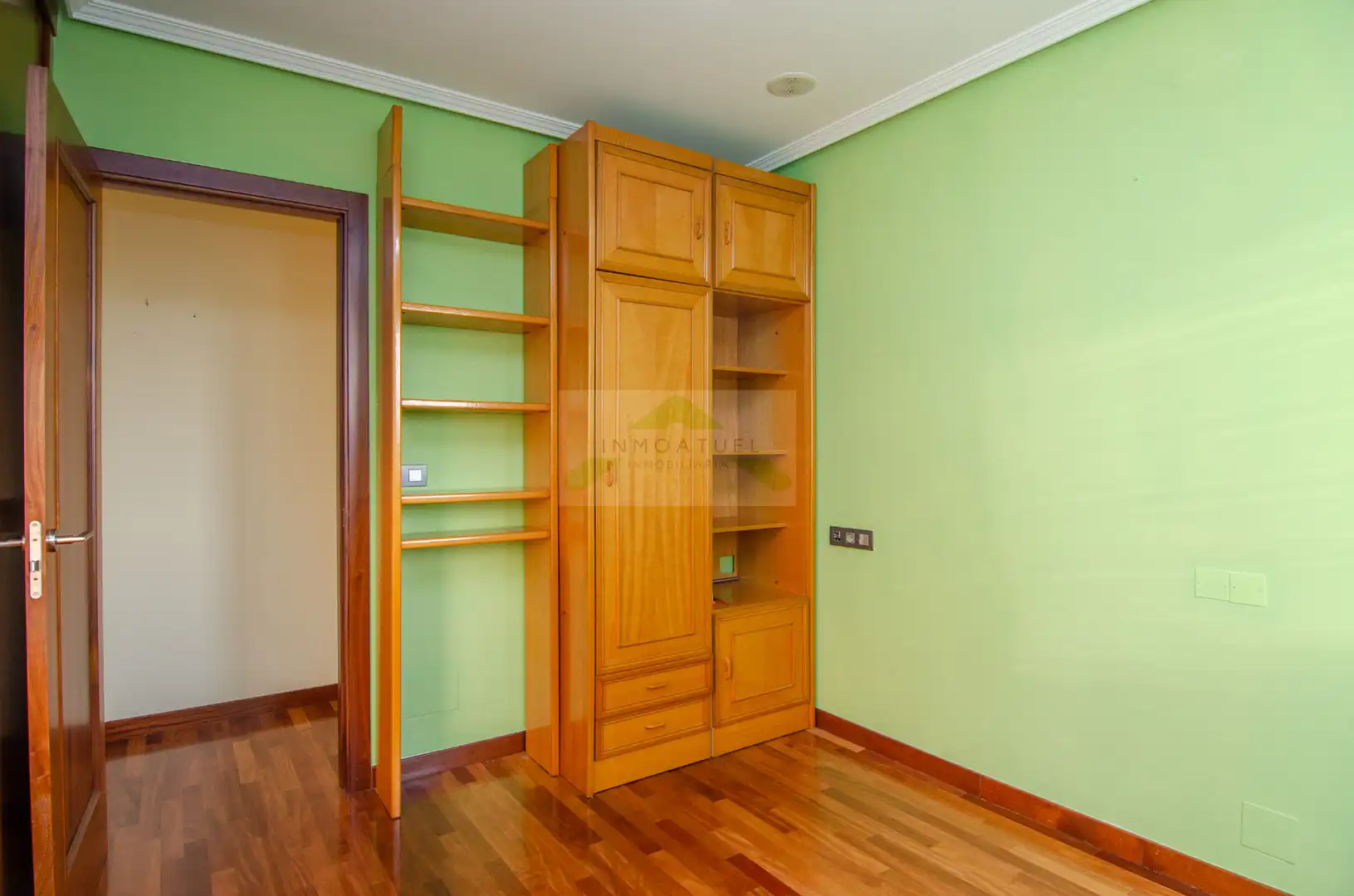 Schlafzimmer von Wohnung zum Verkauf in A Coruña Capital  mit Heizung, Parkett und Abstellraum