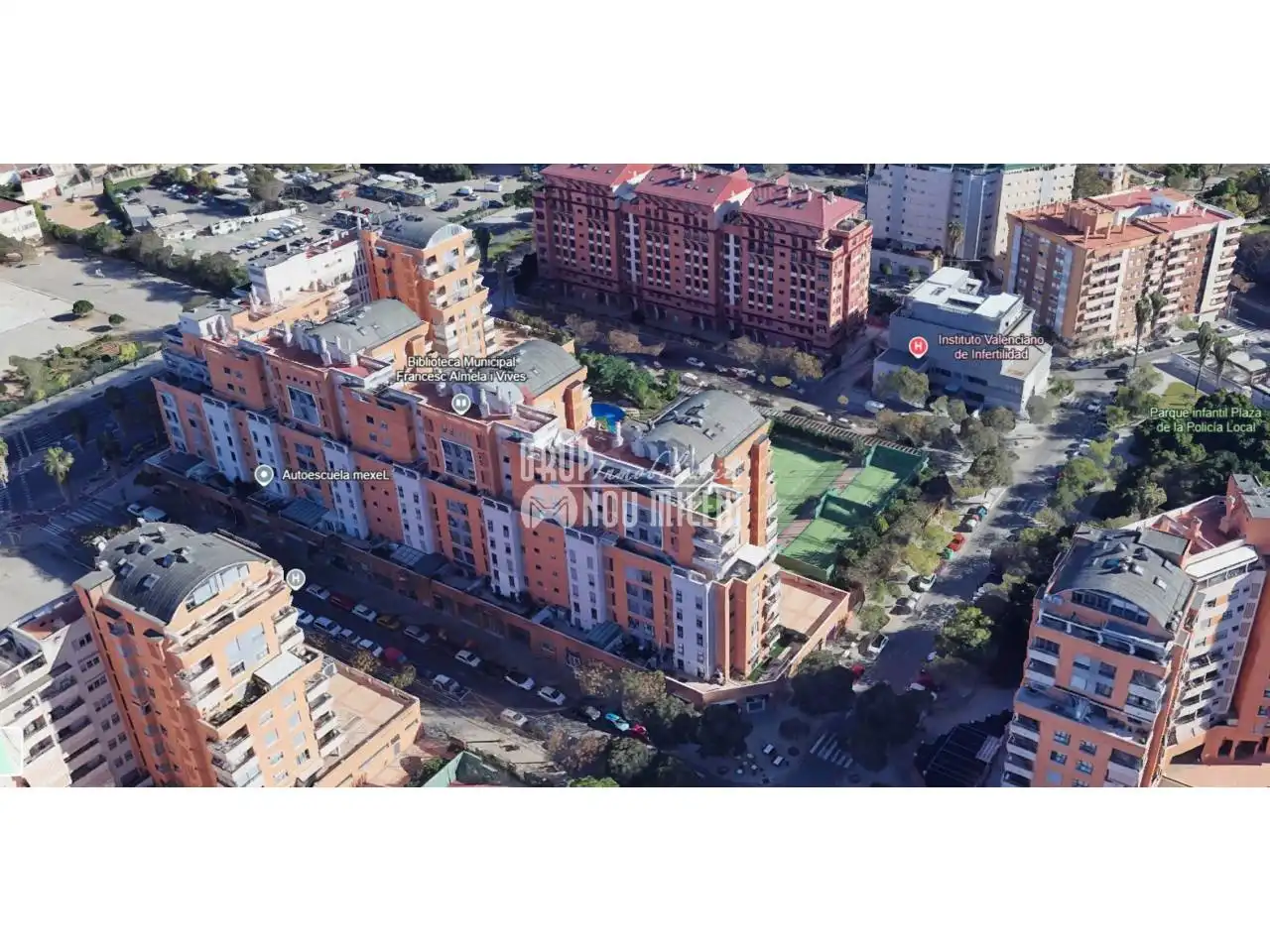 Vista exterior de Pis de lloguer en Valencia amb Aire condicionat, Terrassa i Moblat