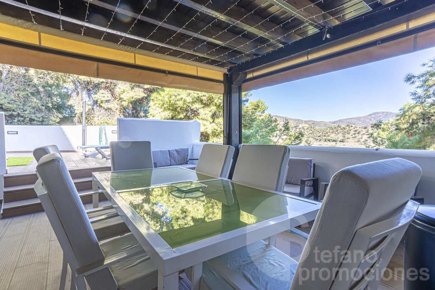 Terrace of Single-family semi-detached for sale in Málaga Capital  with Air Conditioner, Heating and Private garden