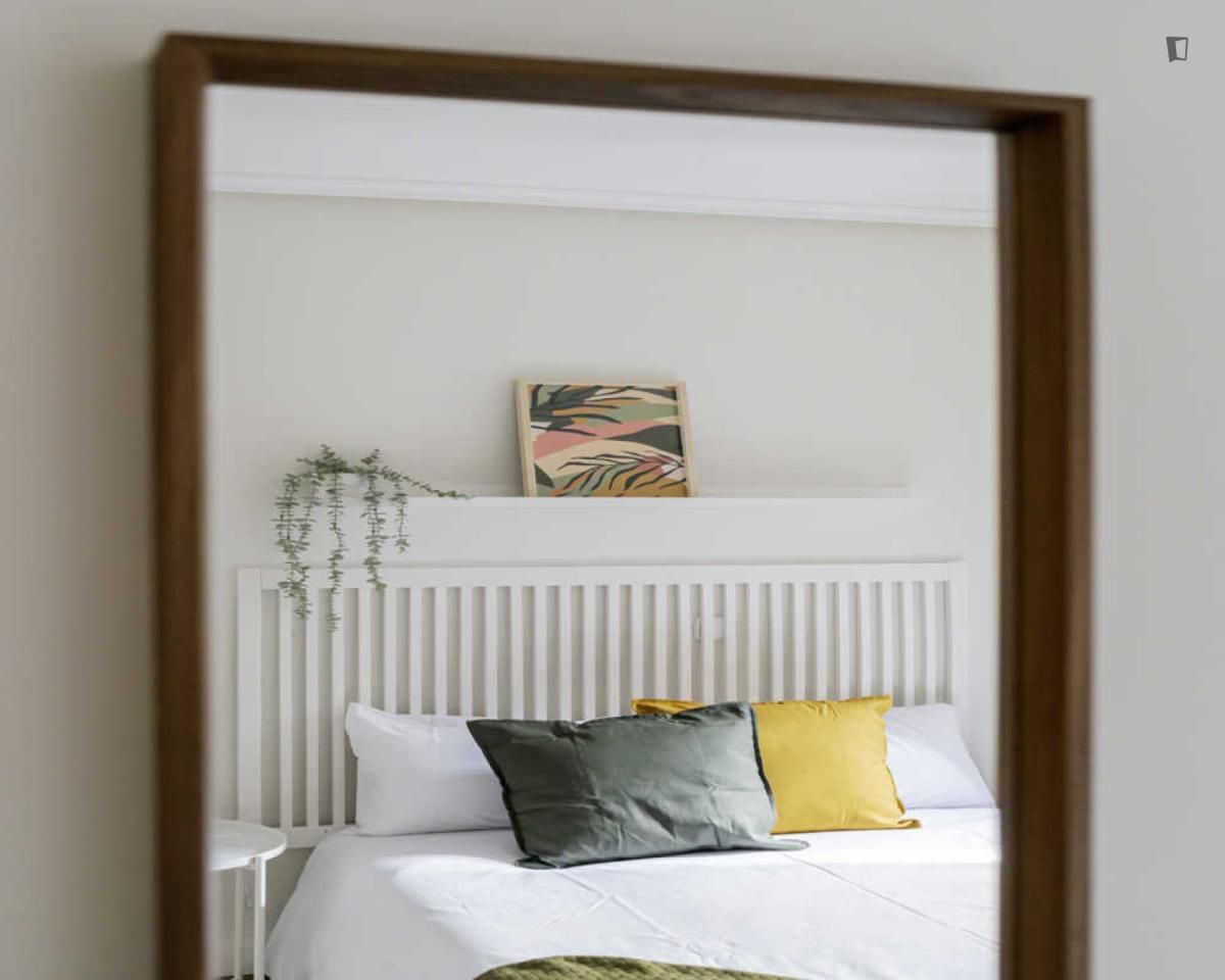 Bedroom of Apartment to share in  Madrid Capital  with Furnished, Oven and Washing machine