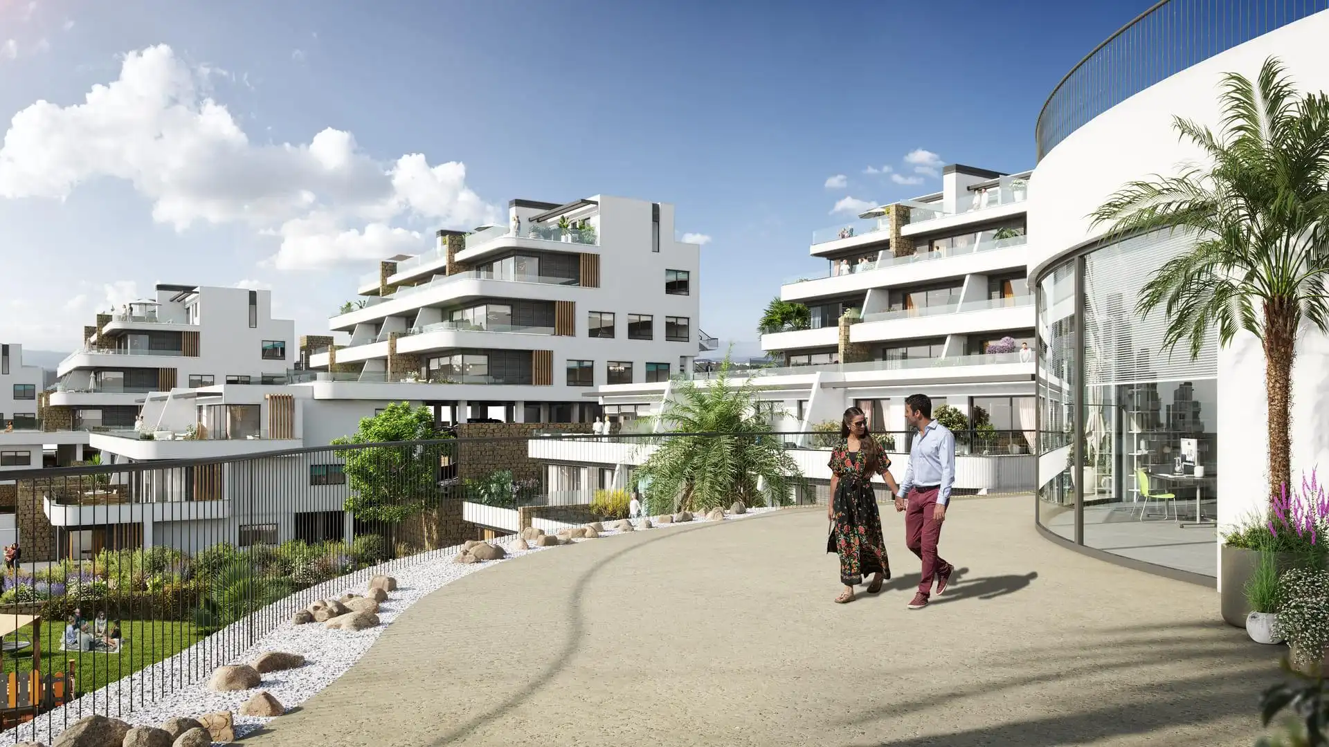 Terraza de Estudio en venta en Finestrat con Piscina comunitaria