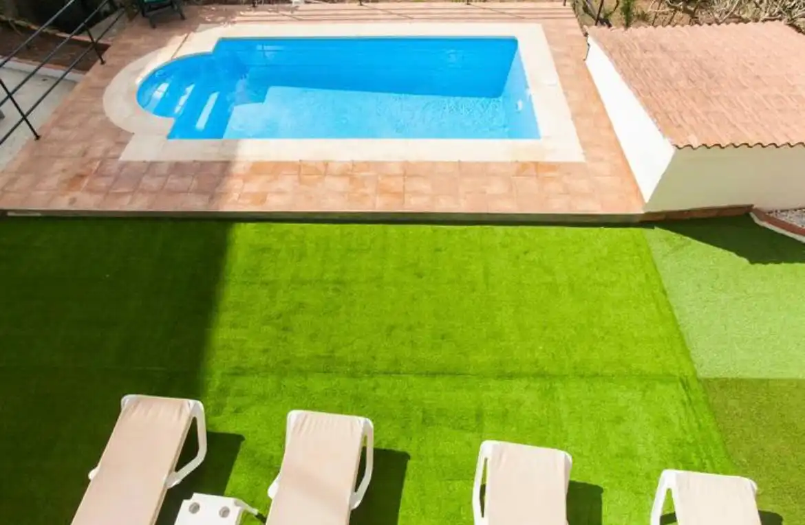 Piscina de Casa o xalet en venda en Olivella amb Aire condicionat, Jardí privat i Terrassa