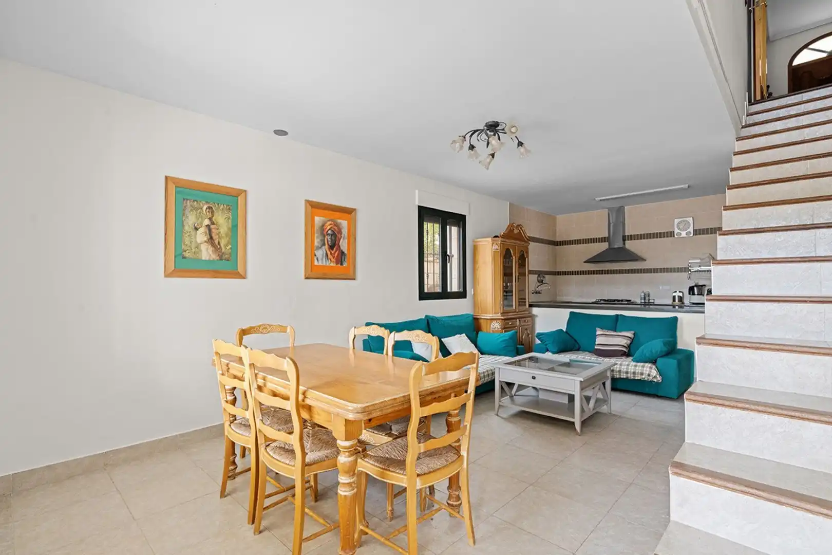 Sala de estar de Casa o chalet en venta en Alicante / Alacant con Aire acondicionado, Jardín privado y Terraza