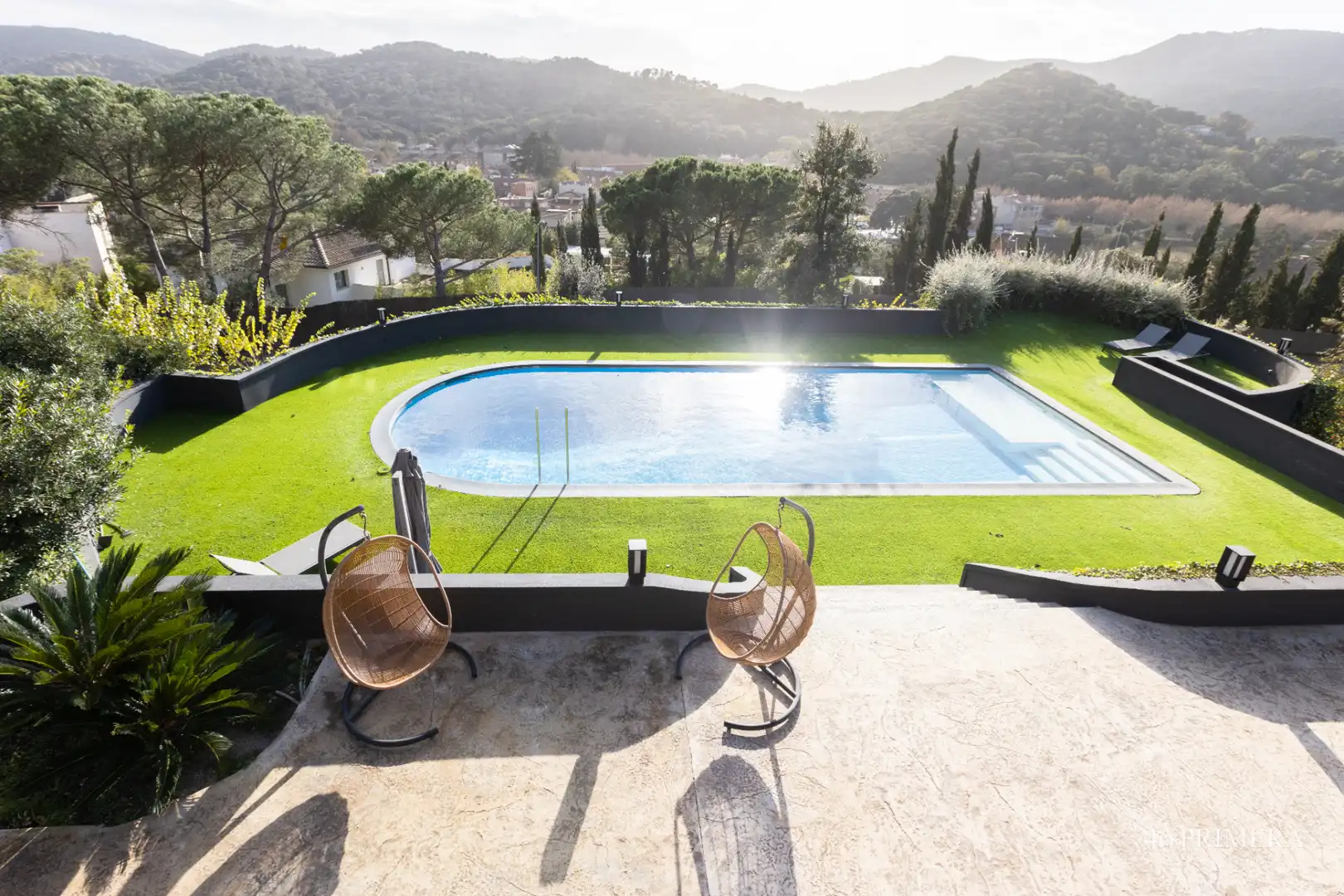 Swimming pool of Houses for sale in Vallromanes  with Air Conditioner, Heating and Private garden