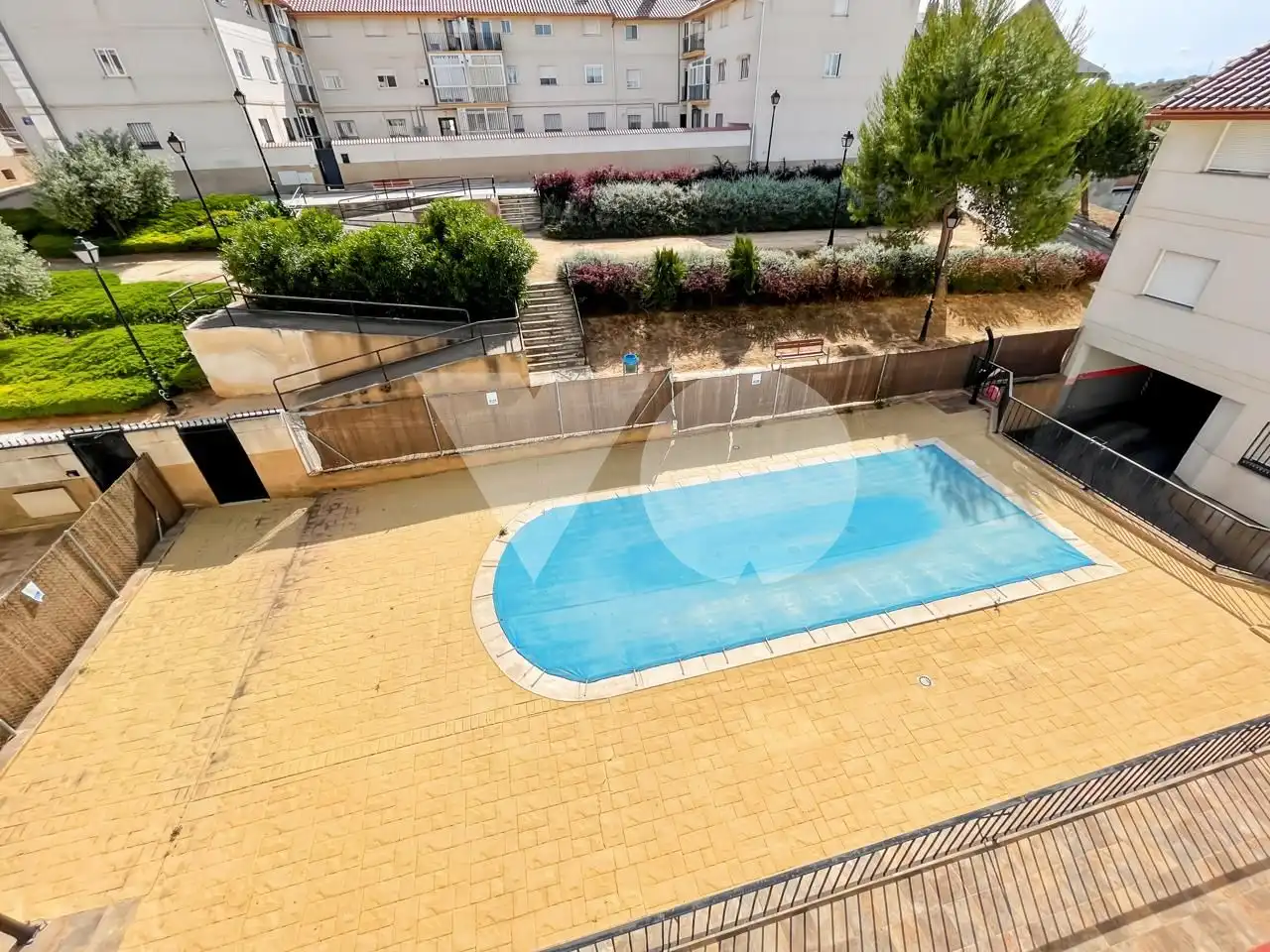 Swimming pool of Flat for sale in Campo Real  with Air Conditioner, Heating and Terrace