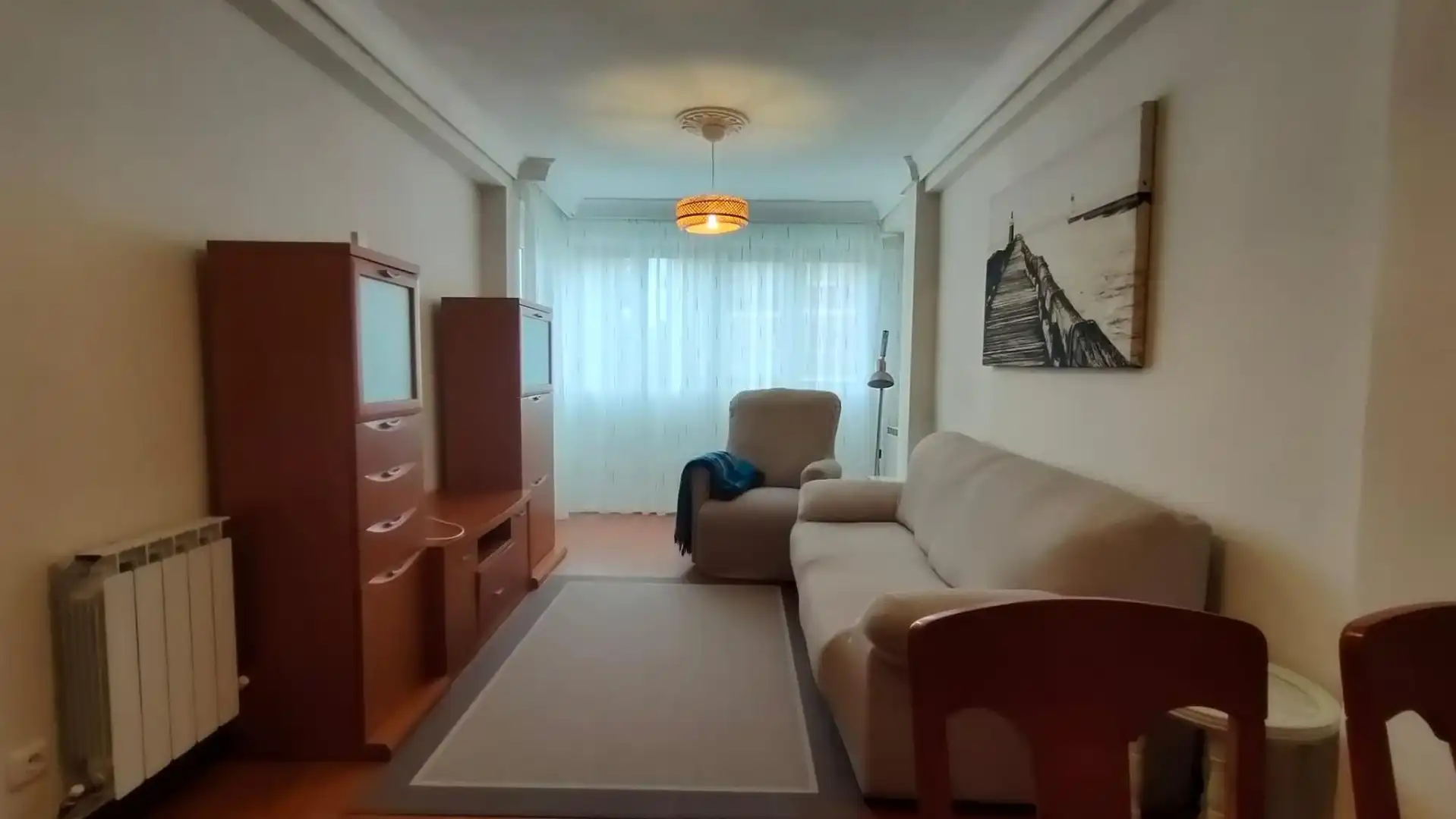Sala de estar de Piso de alquiler en Donostia - San Sebastián  con Calefacción y Balcón