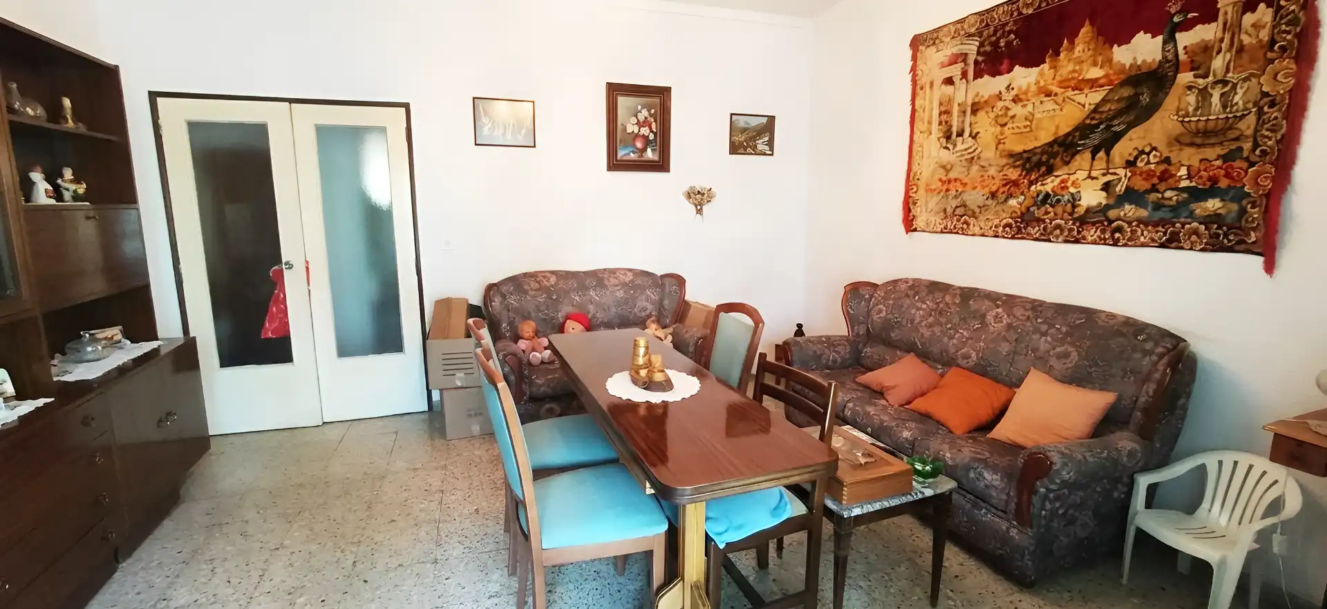 Wohnzimmer von Wohnung zum Verkauf in Coslada mit Klimaanlage, Terrasse und Möbliert