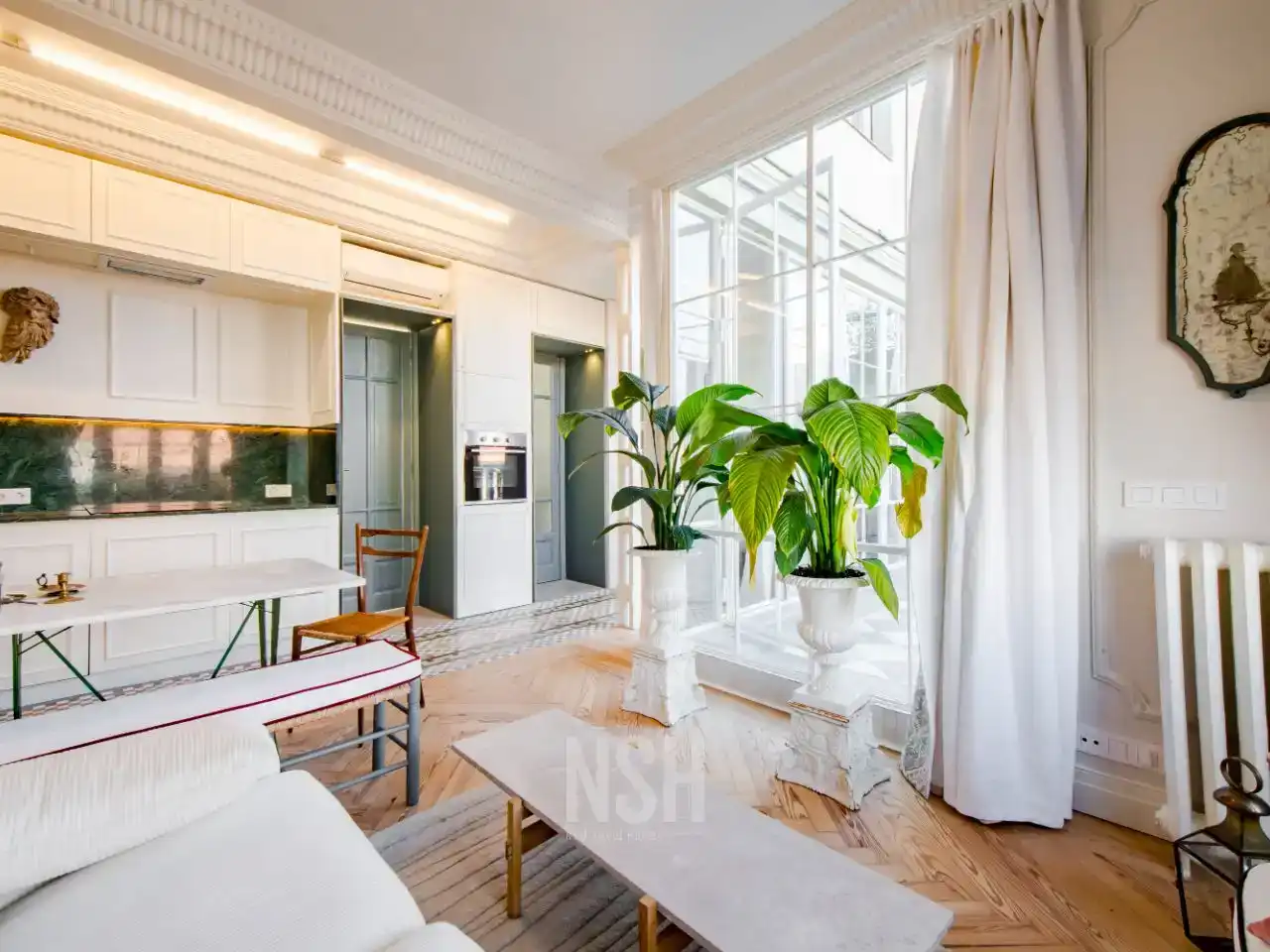 Living room of Flat for sale in  Madrid Capital  with Air Conditioner and Terrace