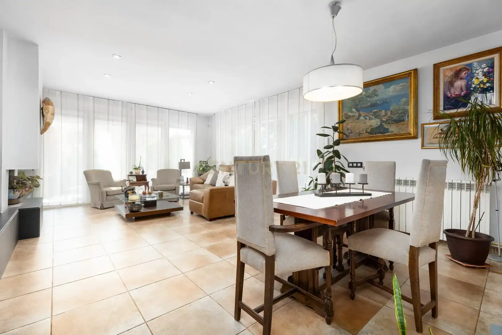 Sala de estar de Casa o chalet en venta en Parets del Vallès con Aire acondicionado y Balcón