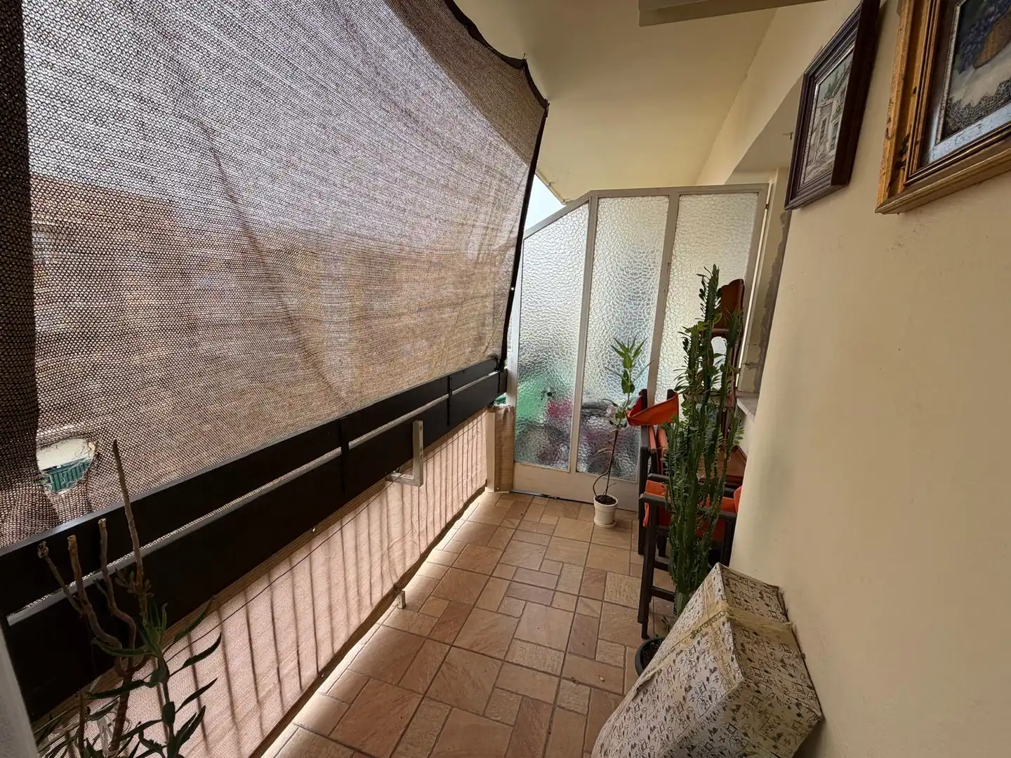 Terrasse von Wohnung zur Miete in Moncada mit Klimaanlage, Parkett und Möbliert