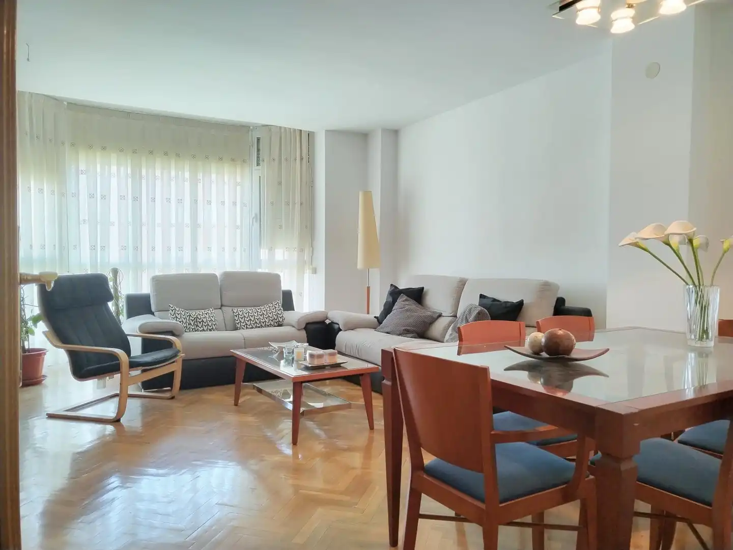 Living room of Flat for rent in Arganda del Rey  with Air Conditioner, Heating and Private garden