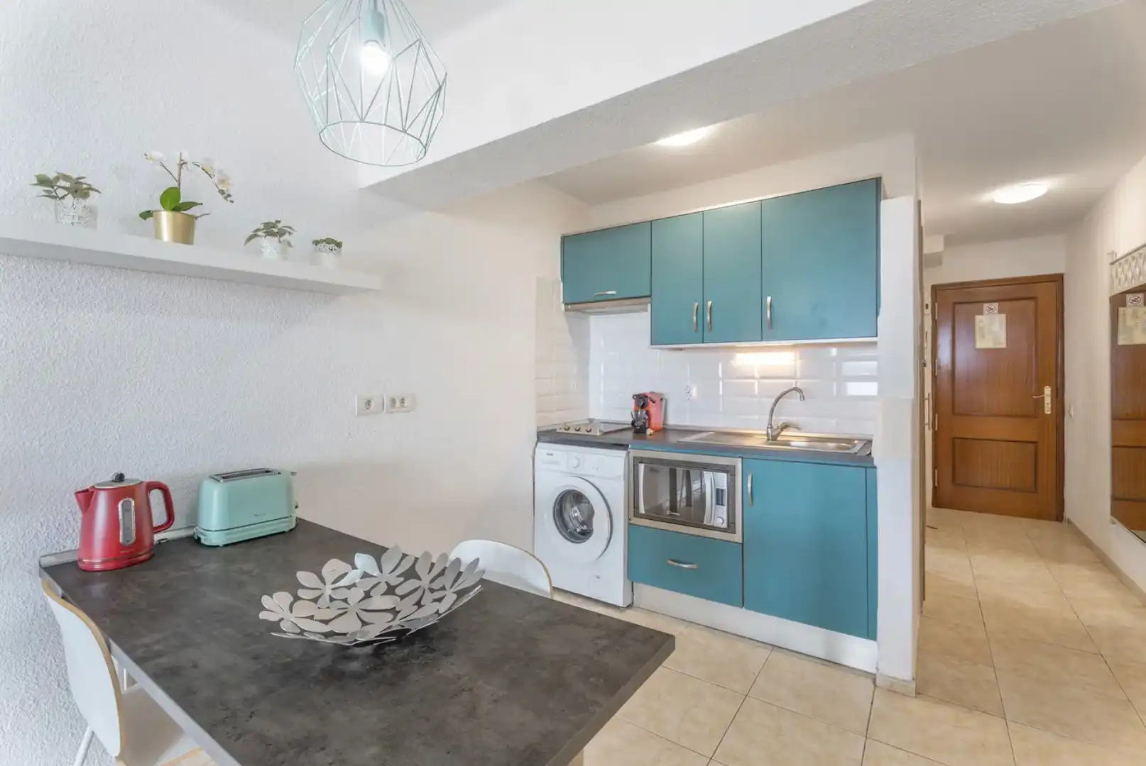 Kitchen of Flat for sale in Adeje  with Terrace, Swimming Pool and Furnished