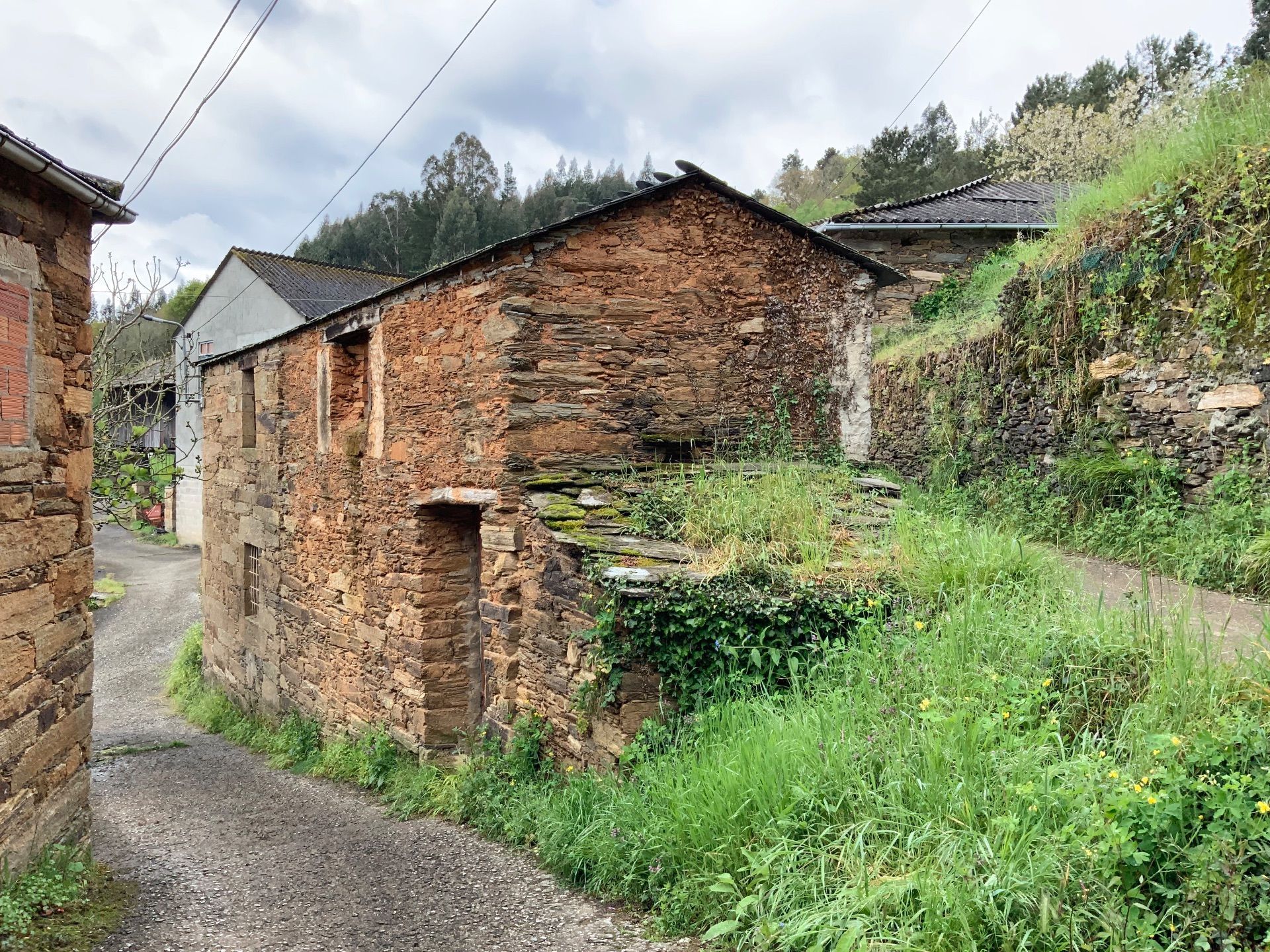 Vista exterior de Casa o xalet en venda en Ribeira de Piquín