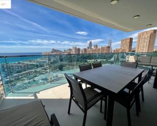 Terrace of Apartment to rent in Benidorm  with Air Conditioner, Private garden and Terrace