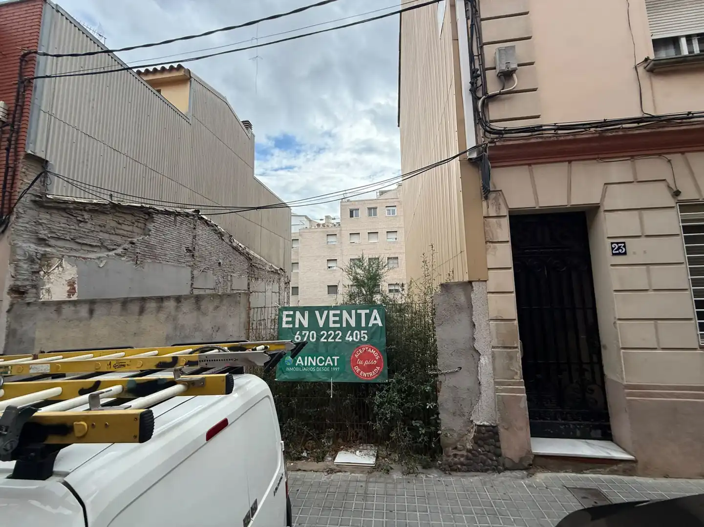 Exterior view of Land for sale in Molí Nou - Ciutat Cooperativa