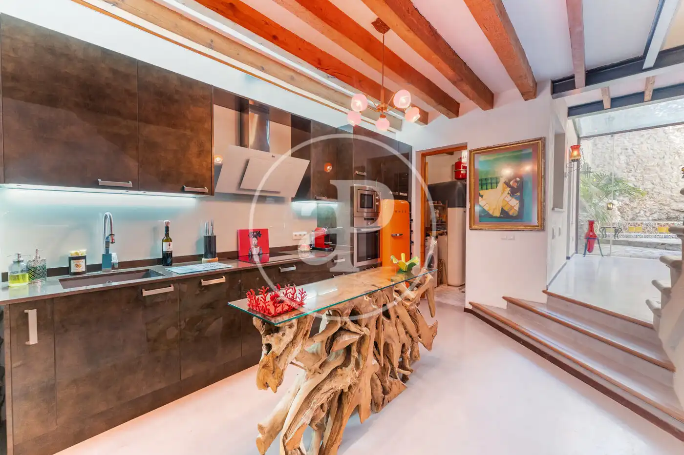 Cocina de Casa adosada en venta en Mancor de la Vall con Aire acondicionado, Calefacción y Jardín privado