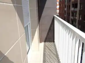 Balcony of Flat for rent in Gijón   with Heating, Parquet flooring and Furnished