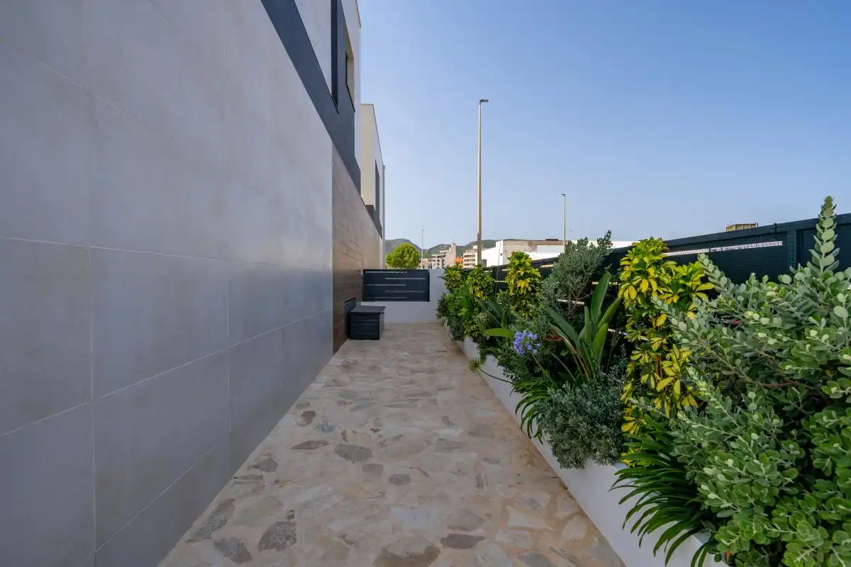 Terrassa de Casa adosada en venda en Gata de Gorgos amb Aire condicionat, Calefacció i Jardí privat