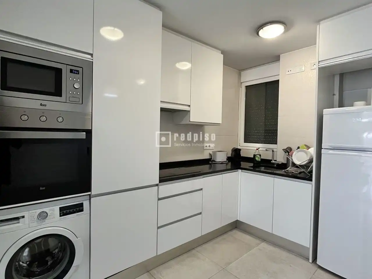 Küche von Wohnung zur Miete in Madrid mit Klimaanlage, Heizung und Terrasse