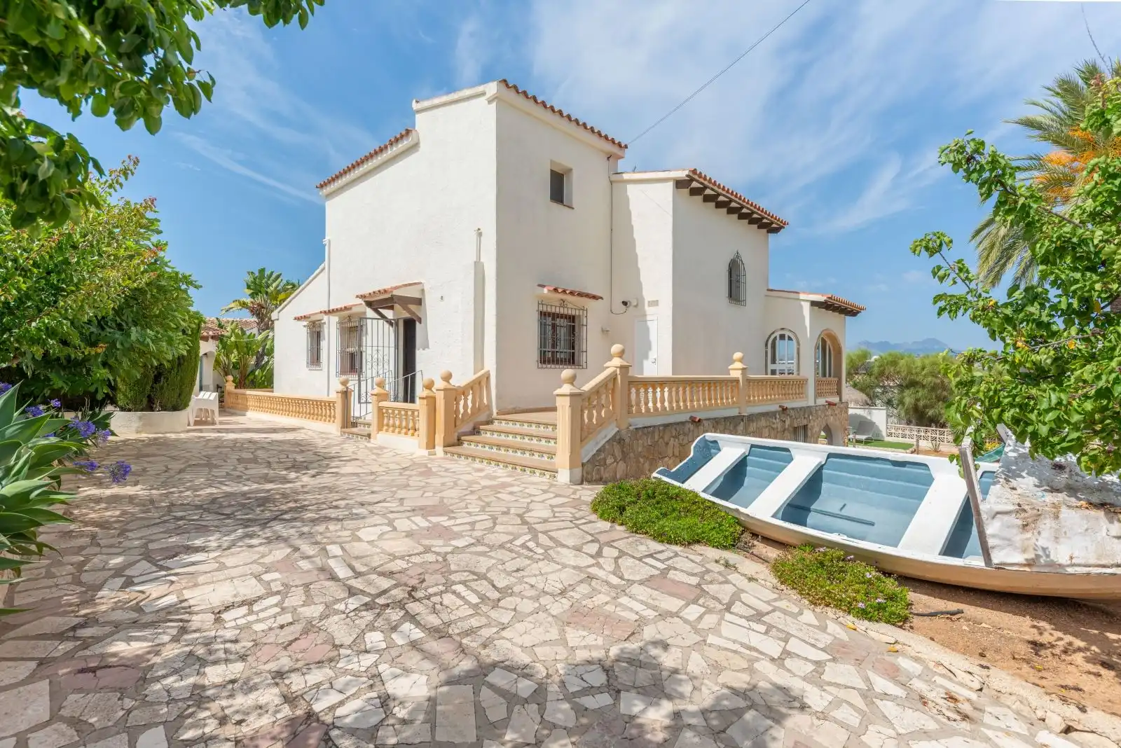 Vista exterior de Casa o chalet en venta en Moraira con Aire acondicionado, Calefacción y Terraza
