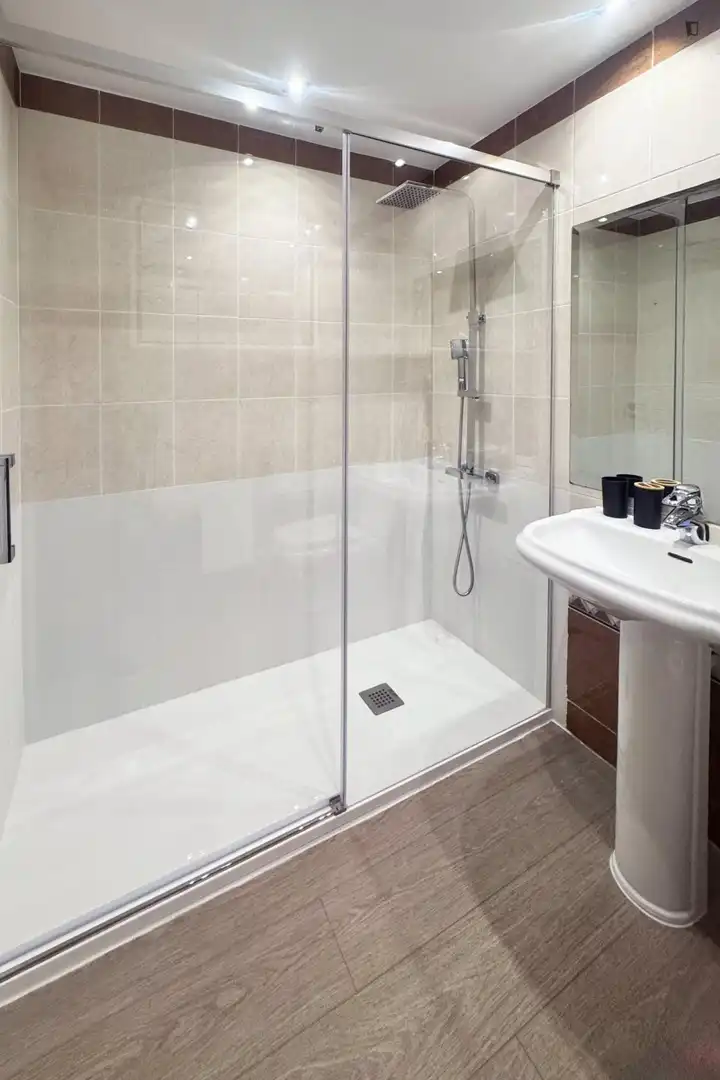 Bathroom of Apartments for rent in Madrid  with Heating, Furnished and Oven