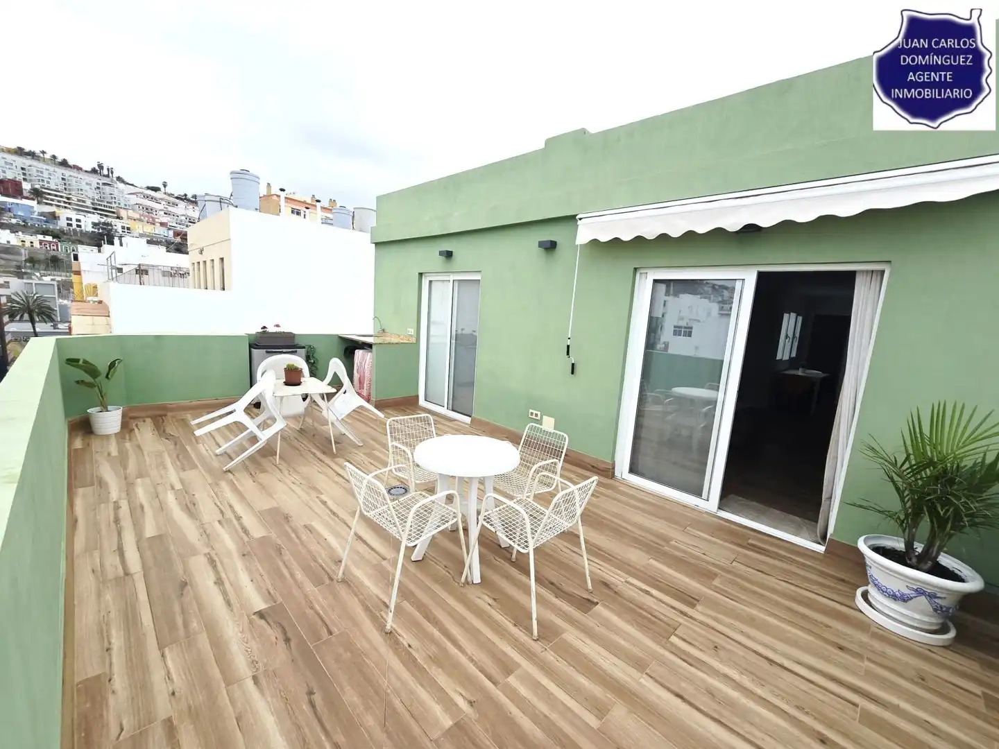 Terraza de Apartamento de alquiler en Las Palmas de Gran Canaria con Terraza y Amueblado