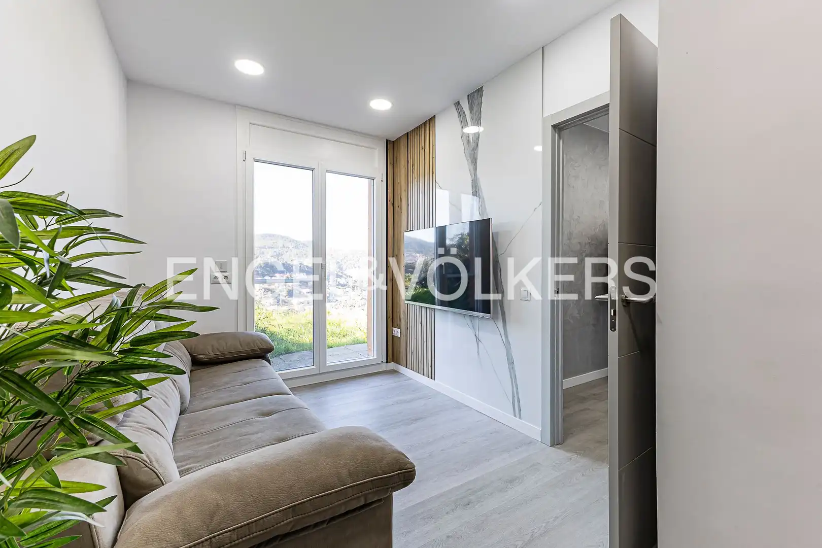 Living room of Houses for sale in Vallirana  with Heating and Private garden