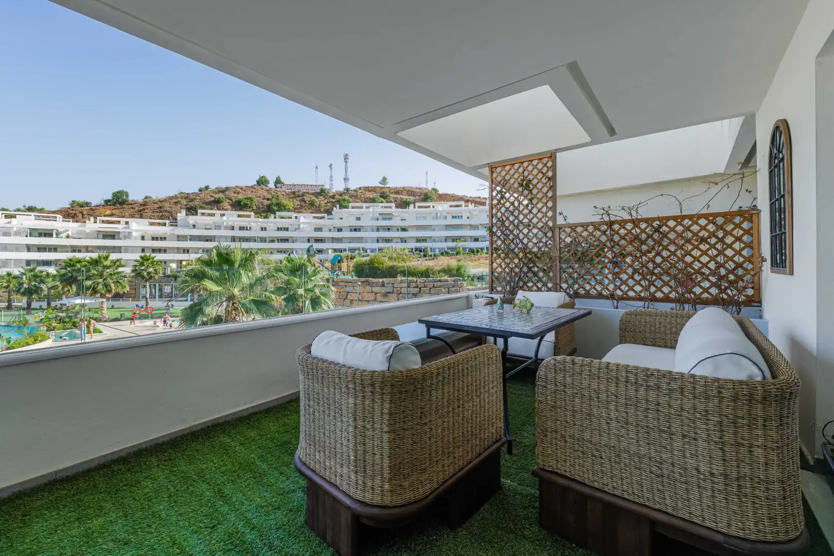 Terraza de Apartamento en venta en Málaga con Aire acondicionado, Terraza y Piscina