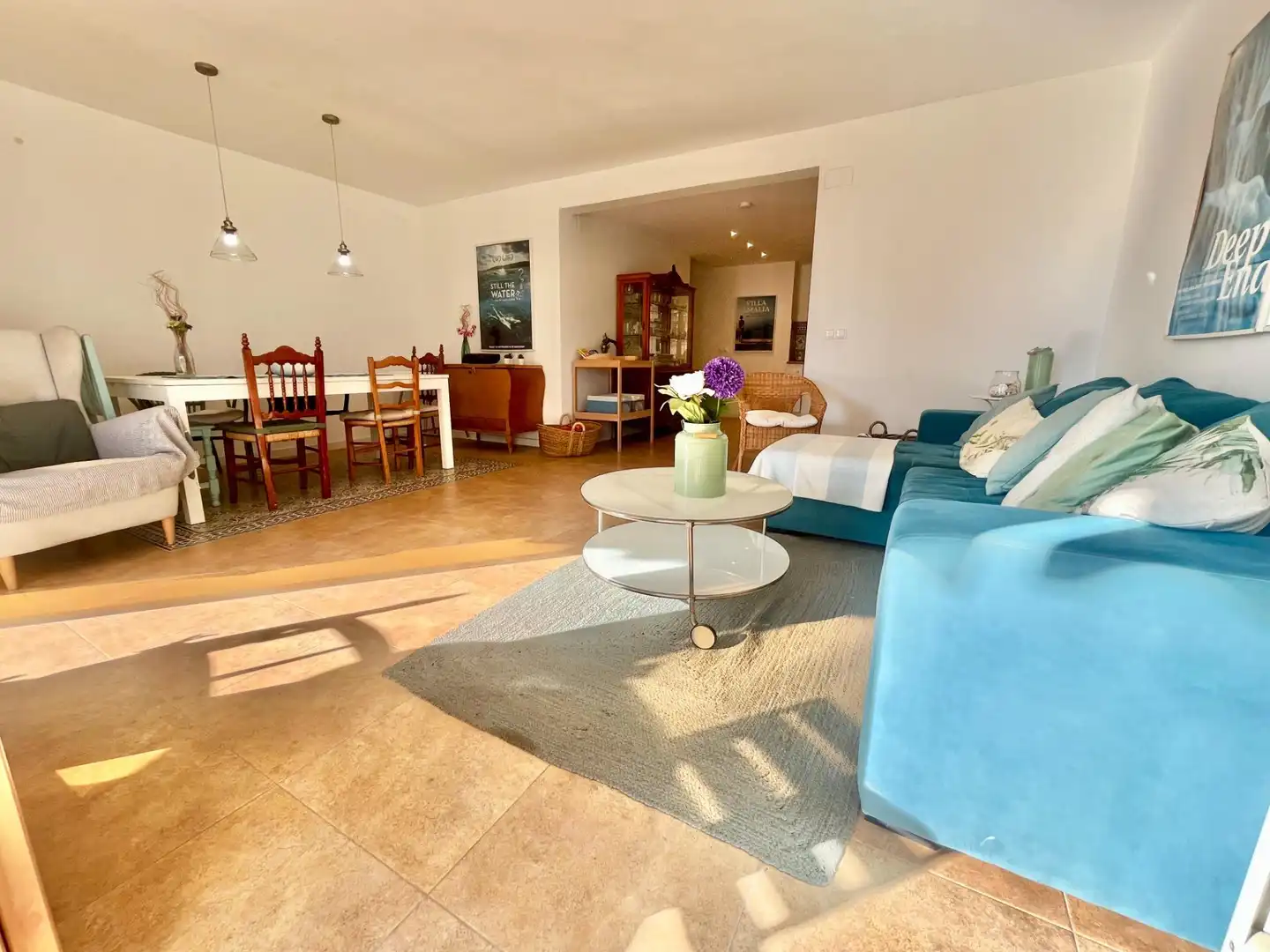 Wohnzimmer von Wohnung zum Verkauf in El Campello mit Klimaanlage, Terrasse und Balkon