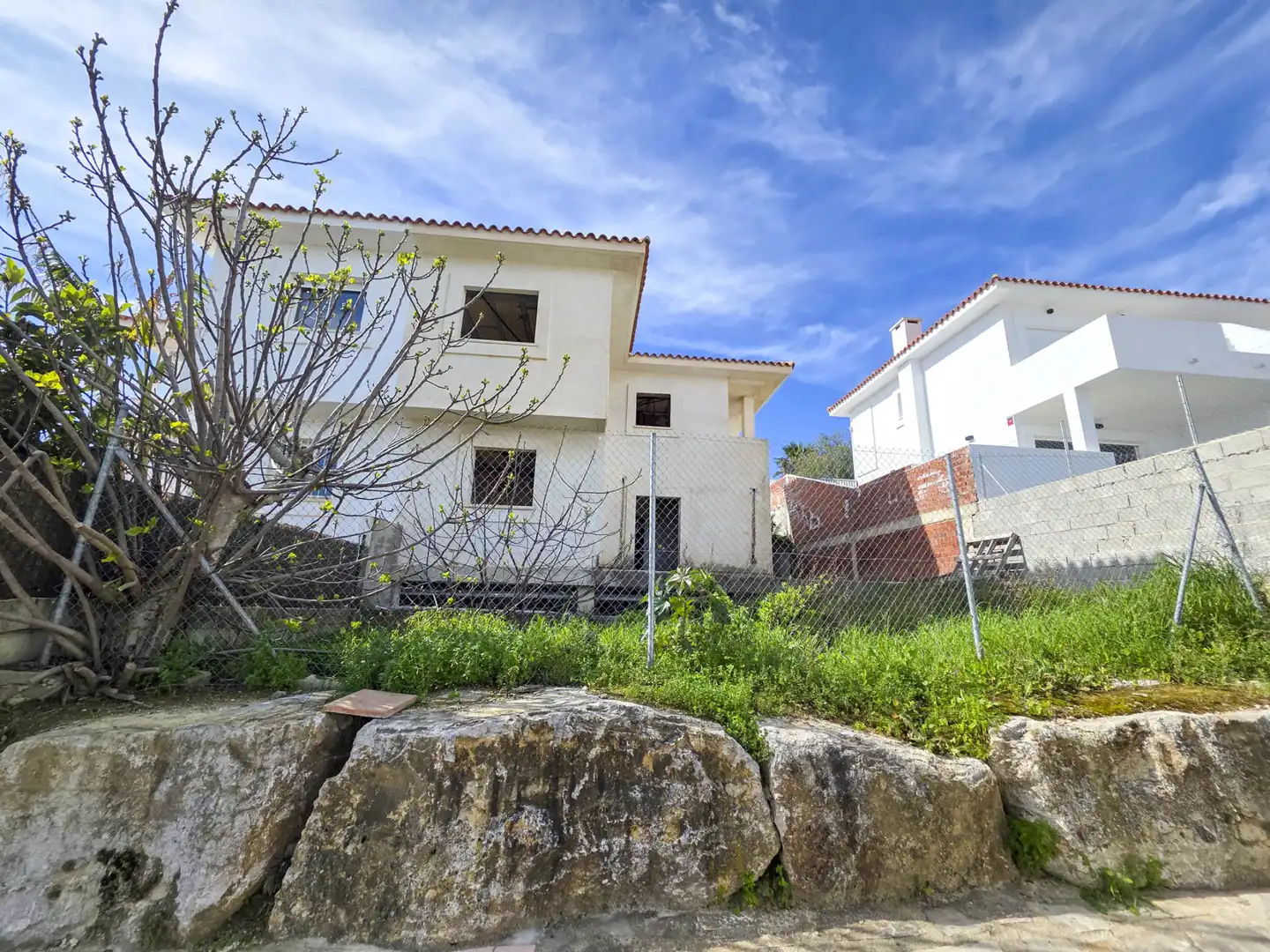 Vista exterior de Casa adosada en venta en Manilva con Jardín privado y Terraza