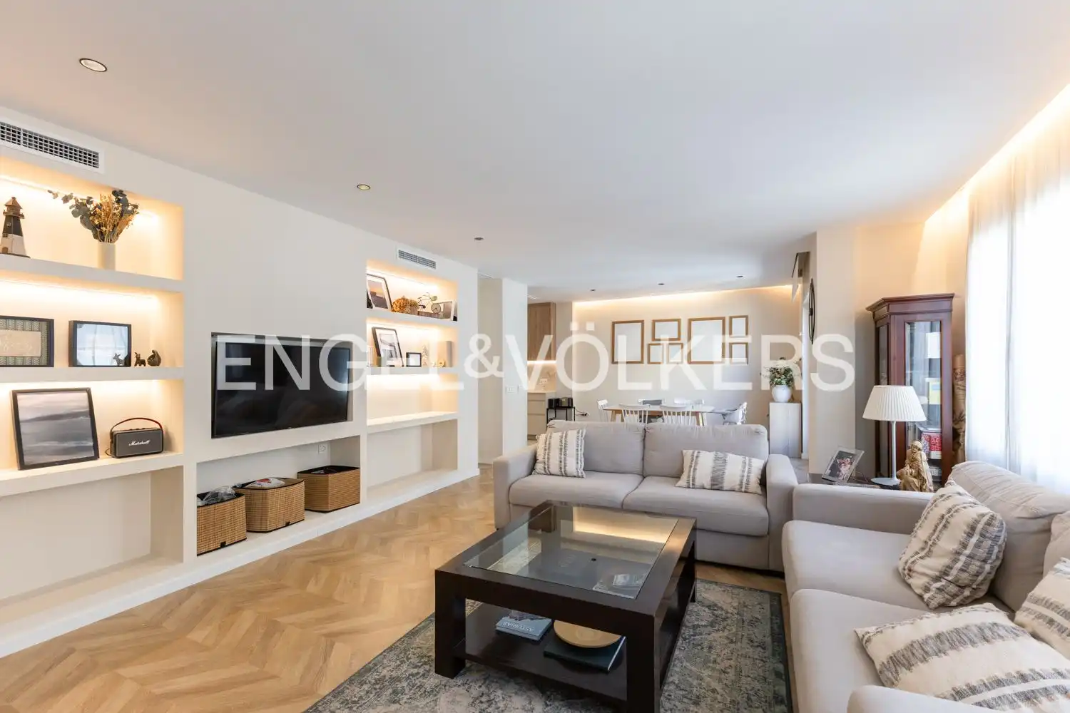 Sala de estar de Apartamento en venta en Valencia con Aire acondicionado, Calefacción y Parquet