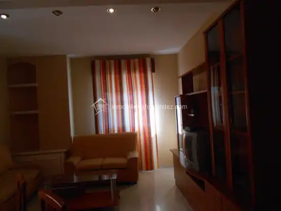 Living room of Flat for rent in Cáceres  with Heating, Terrace and Storage room