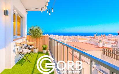 Balcony of Flat for sale in Mataró  with Air Conditioner, Heating and Terrace