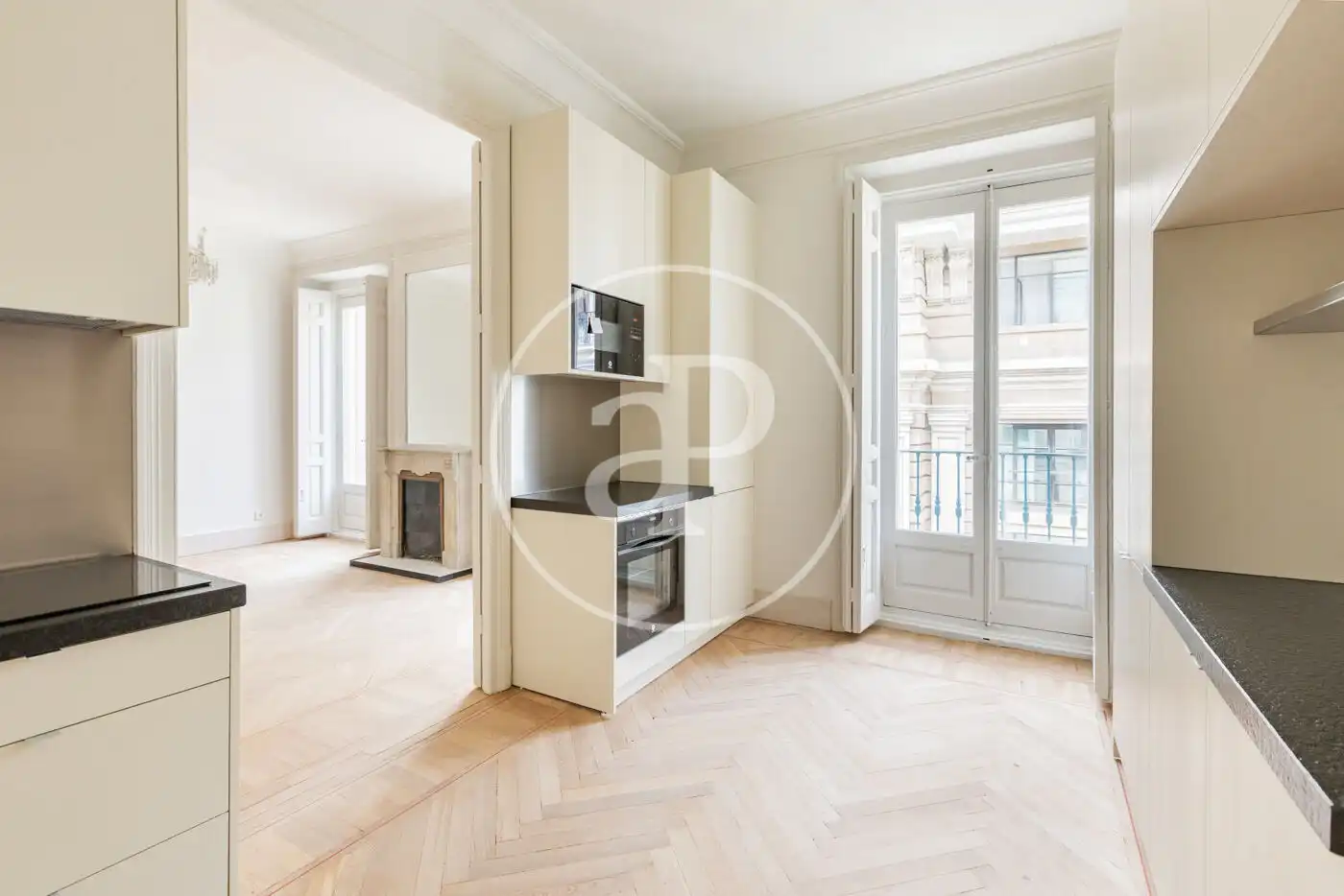 Wohnzimmer von Wohnung zur Miete in Madrid mit Klimaanlage, Heizung und Möbliert