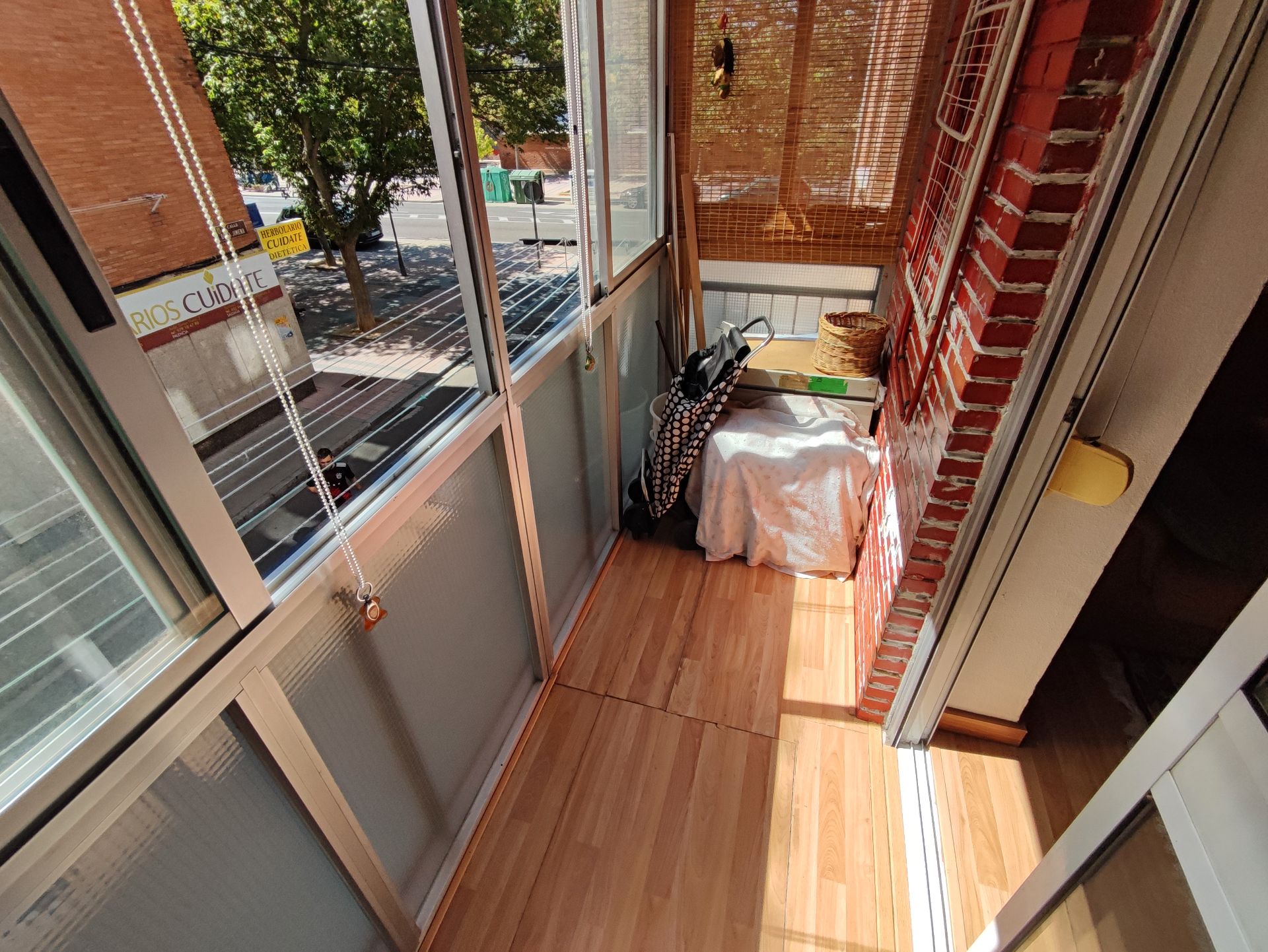 Balcony of Flat for sale in Palencia Capital  with Heating, Terrace and Furnished