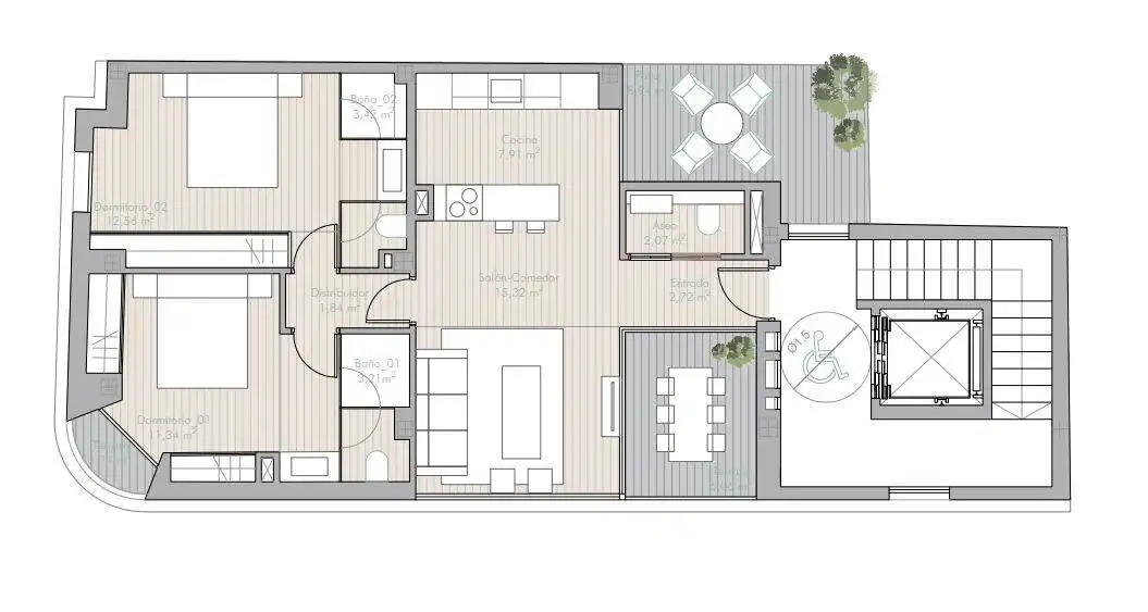 Apartamento con piscina en venta en Estepona Pueblo, imagen 11
