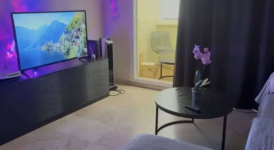Wohnzimmer von Wohnung zur Miete in Lucena mit Privatgarten, Schwimmbad und Möbliert