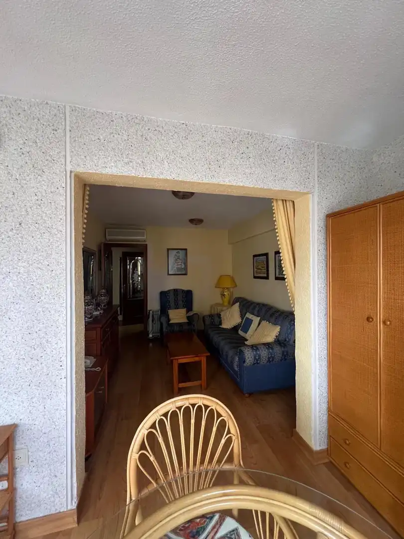 Sala de estar de Piso en venta en Benidorm con Aire acondicionado, Terraza y Amueblado