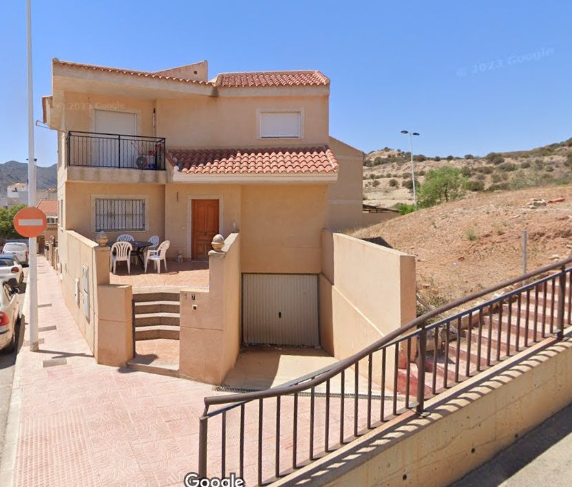 Exterior view of Single-family semi-detached for sale in Mazarrón