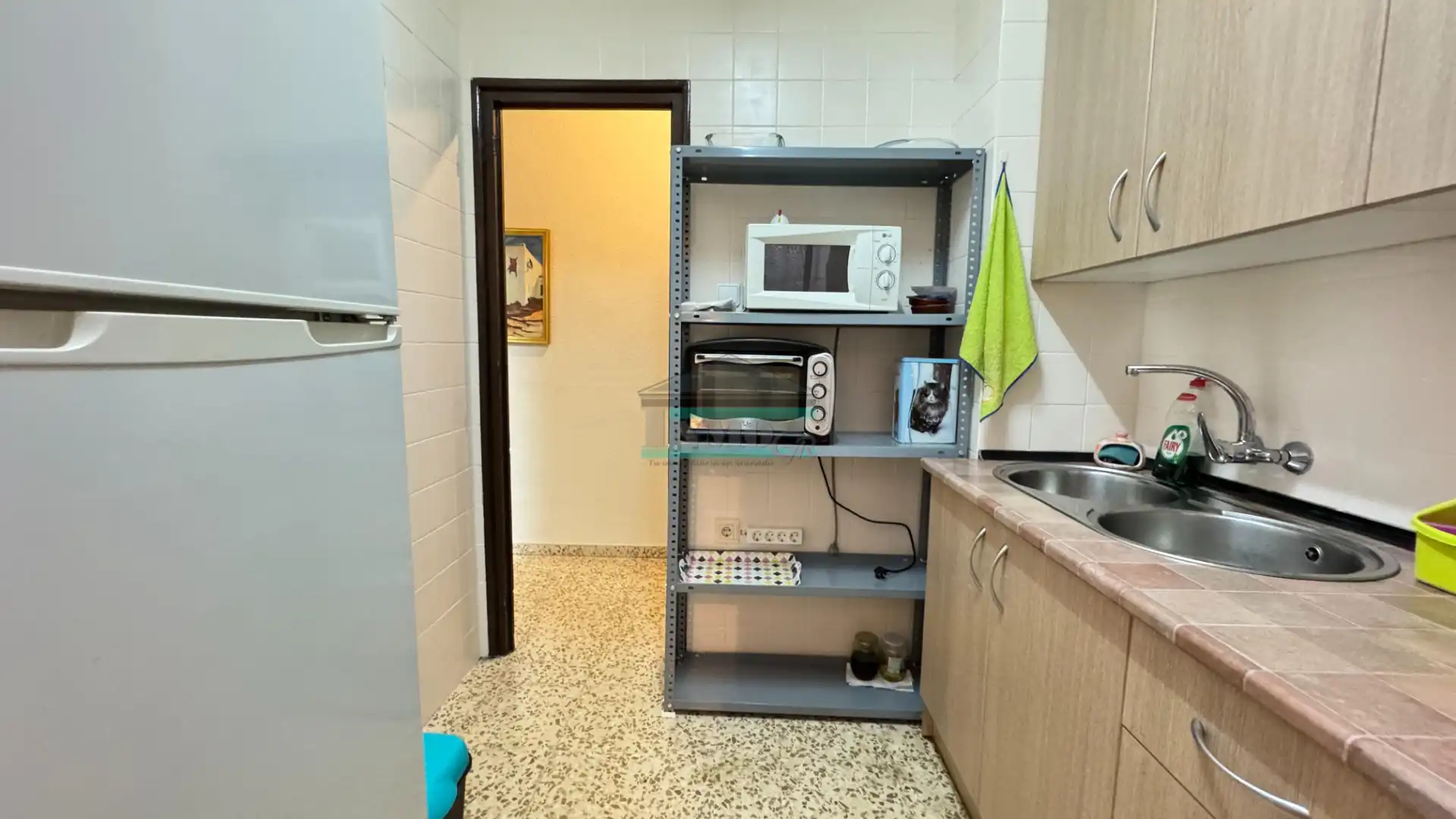 Kitchen of Flat for share in Granada  with Heating, Furnished and Oven