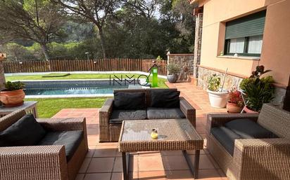 Terrace of House or chalet for sale in Vilanova del Vallès  with Air Conditioner, Swimming Pool and Balcony