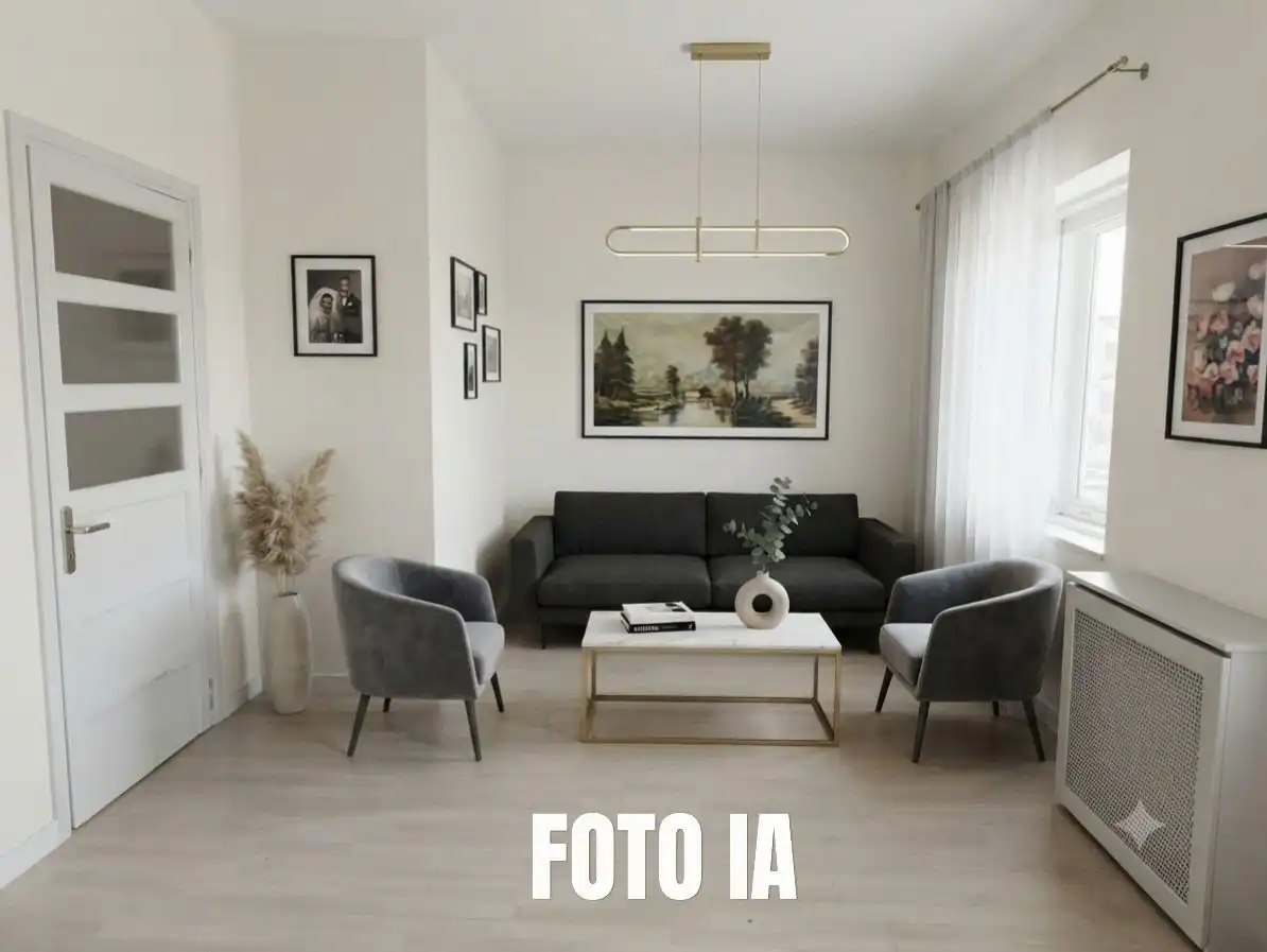 Sala de estar de Casa adosada en venta en Lugo con Terraza