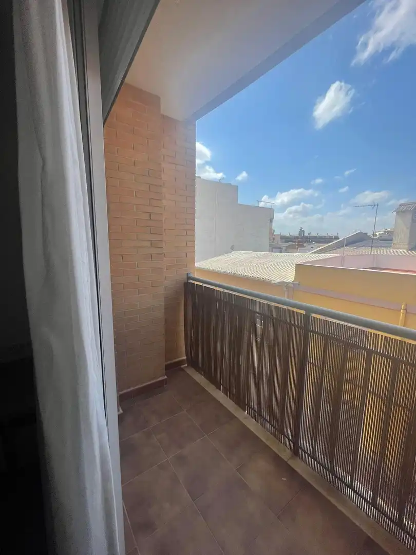 Balcony of Flat for rent in Murcia  with Air Conditioner, Storage room and Furnished