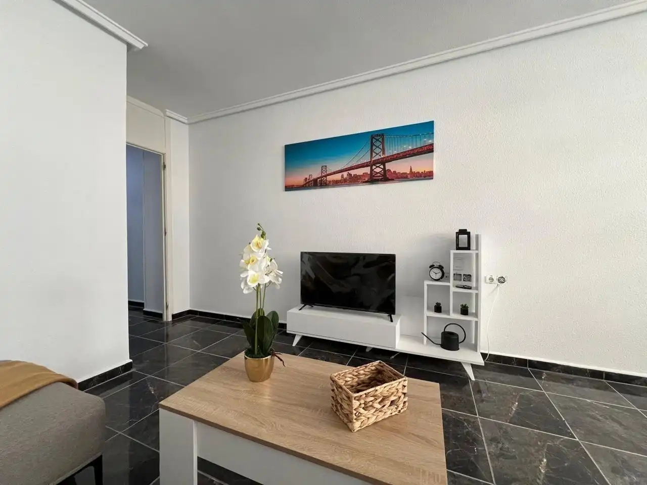 Wohnzimmer von Wohnung zur Miete in Madrid