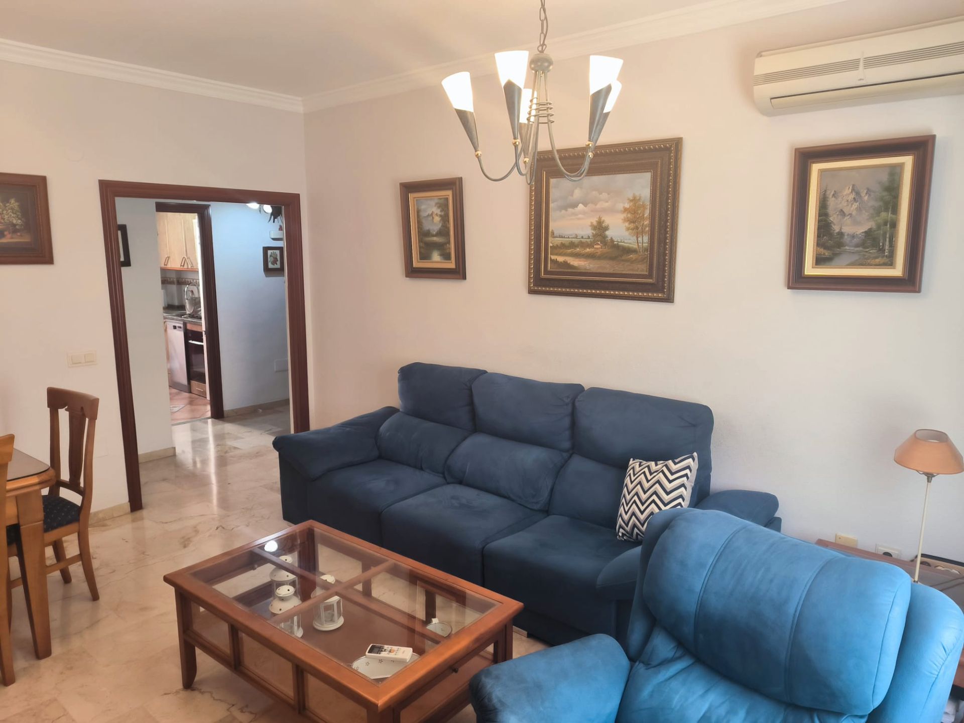 Living room of Planta baja for sale in Mijas  with Air Conditioner, Terrace and Storage room