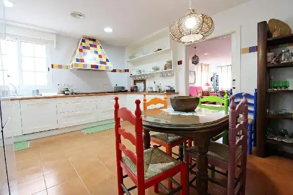 Cocina de Dúplex en venta en Elche / Elx con Aire acondicionado, Calefacción y Jardín privado