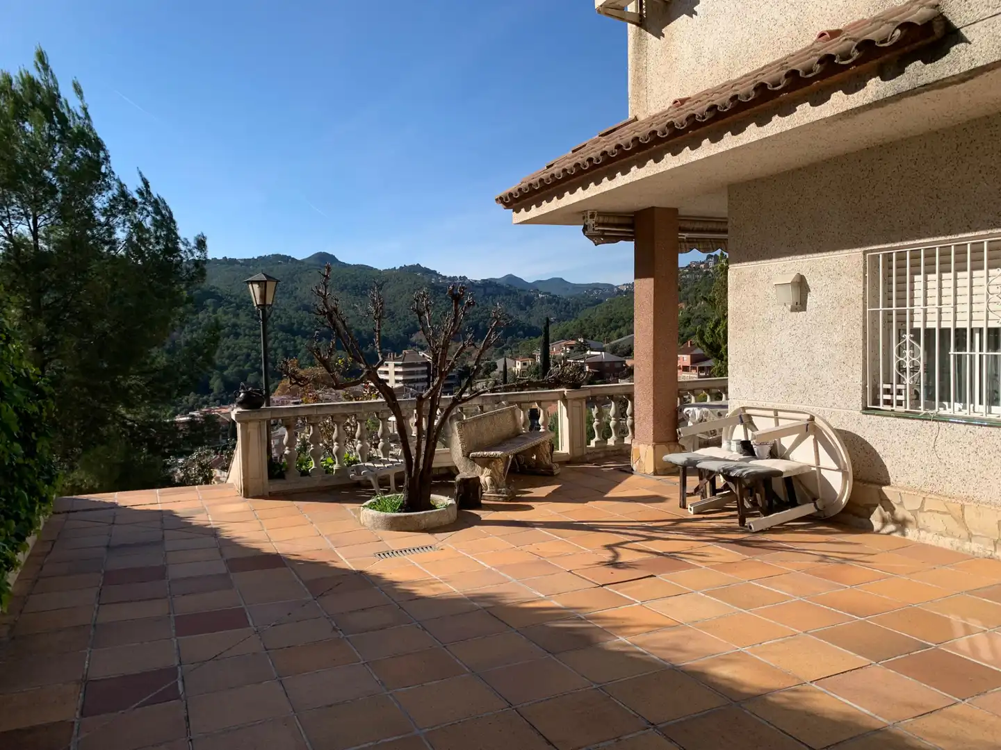 Terrassa de Casa o xalet en venda en La Palma de Cervelló amb Aire condicionat, Calefacció i Jardí privat