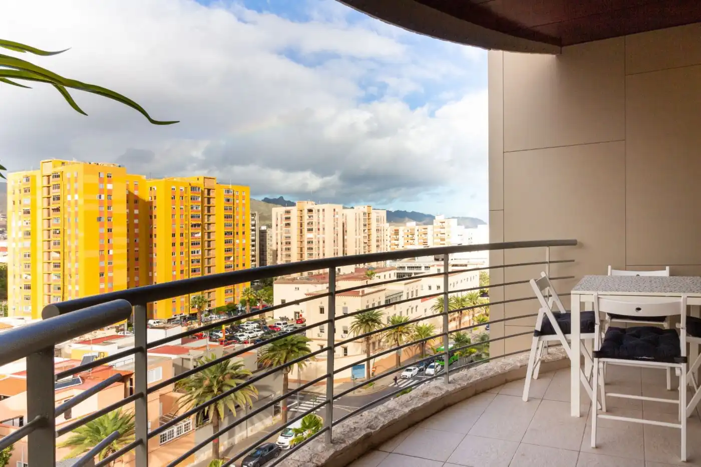 Balcony of Flat for rent in  Santa Cruz de Tenerife Capital  with Air Conditioner, Terrace and Furnished